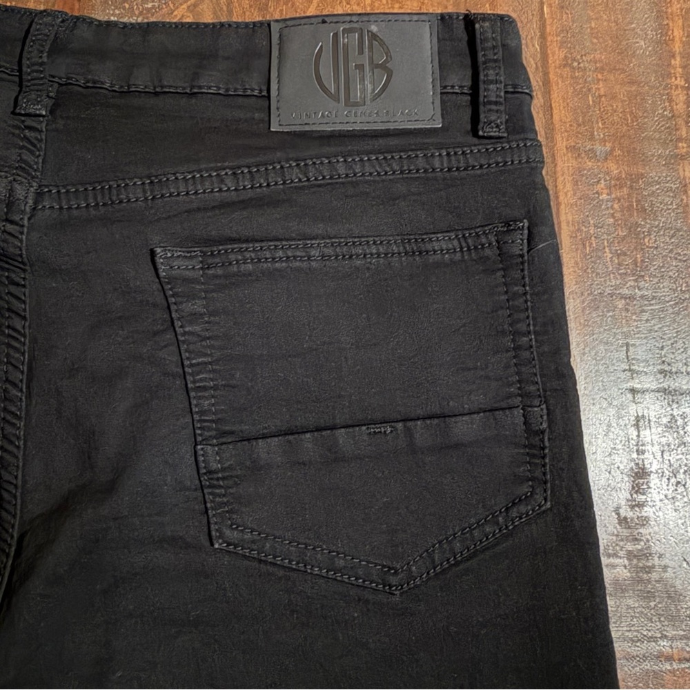 Vintage Genes Black Skinny Jeans 36x30 - Picture 5 of 8